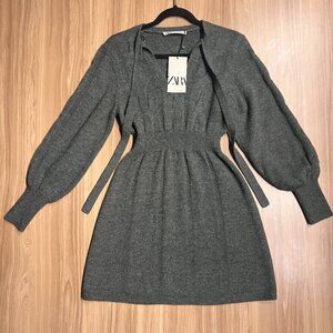 NEW ZARA KNIT MINI DRESS SIZE S